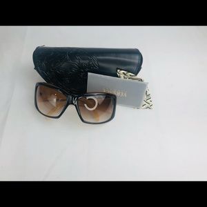 Versace women sunglasses -brown /natural color